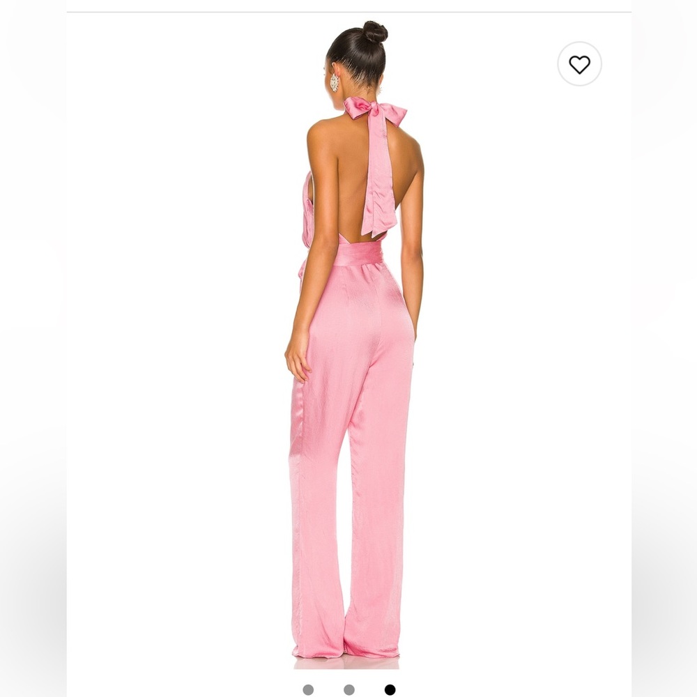 Lovers and friends backless pink jumpsuit